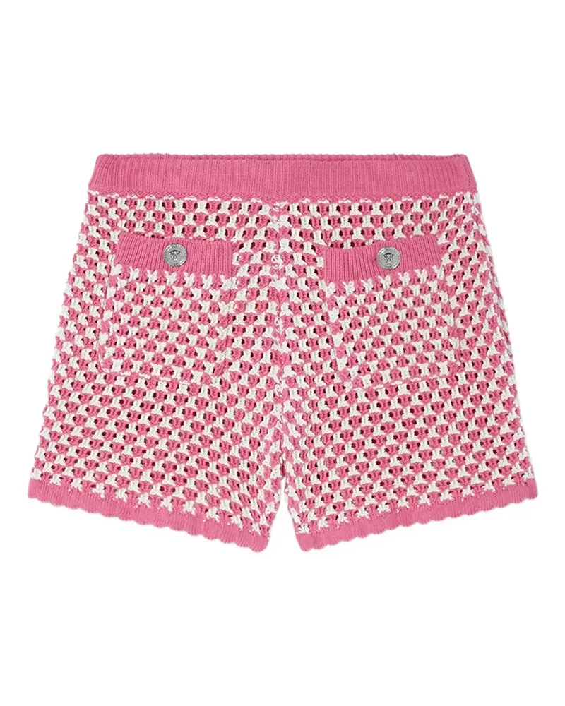 Versace Gehäkelte Shorts - Rosa Rosa