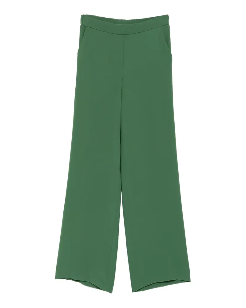 P.A.R.O.S.H. P.A.R.O H. Palazzohose mit Stretchbund - Grün Grün