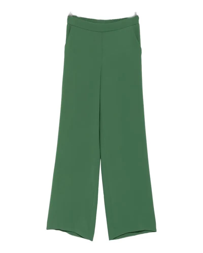 P.A.R.O.S.H. P.A.R.O H. elasticated-waist palazzo pants - Grün Grün