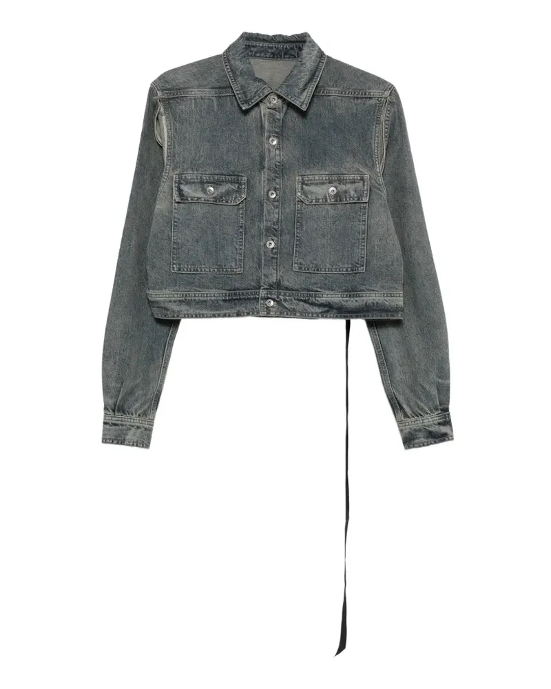 DRKSHDW by Rick Owens Cropped-Jacke - Blau Blau
