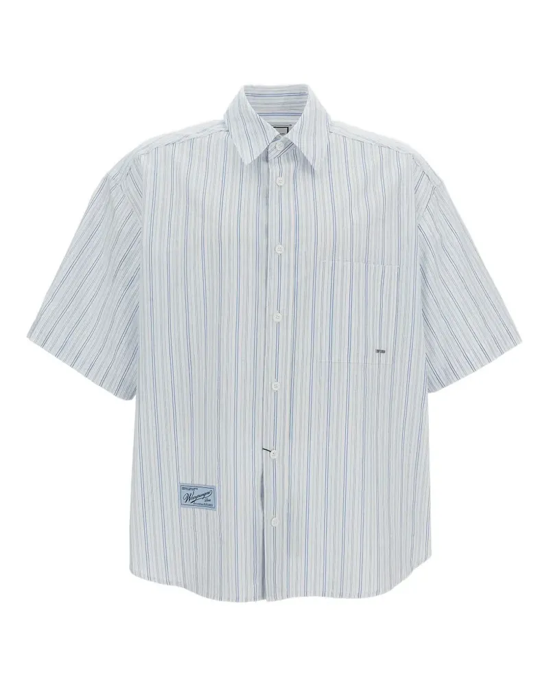 Wooyoungmi striped shirt - Weiß Weiß