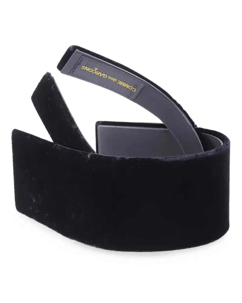 Comme des Garçons x Hizume velvet headband - Schwarz Schwarz