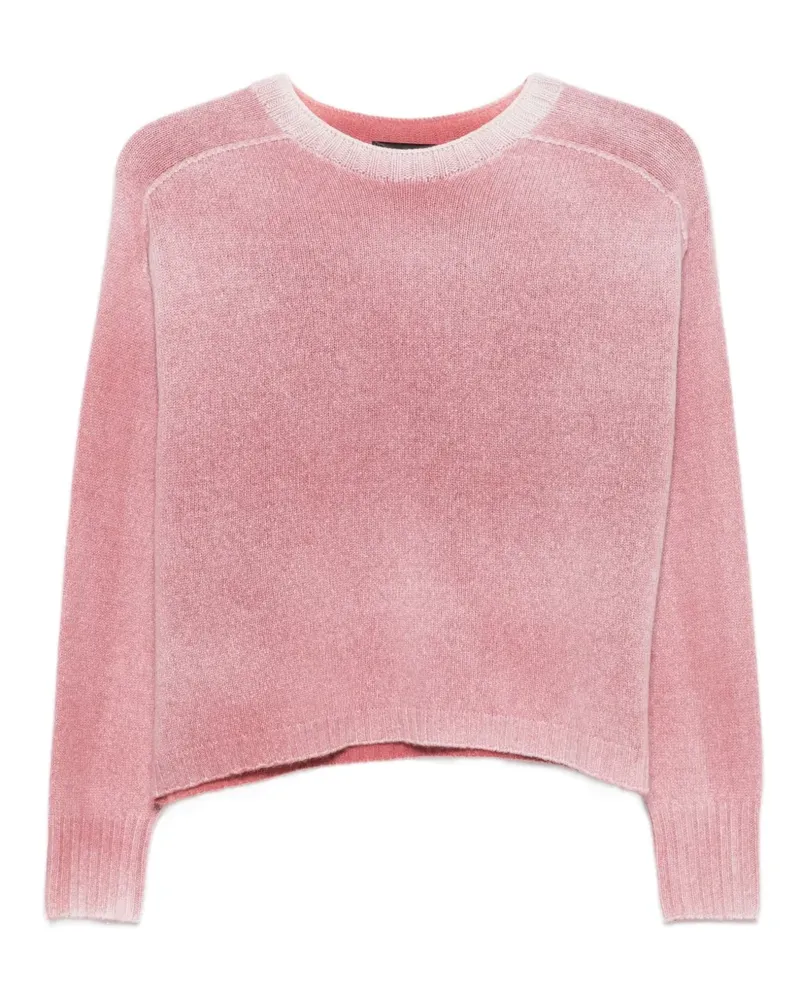 Arovescio Langärmeliger Pullover - Rosa Rosa