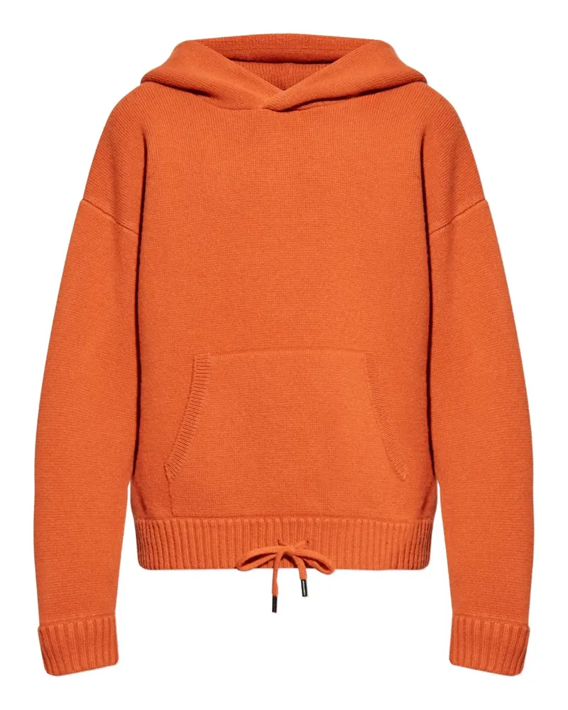 Dsquared2 Kapuzenpullover mit Kängurutasche - Orange Orange