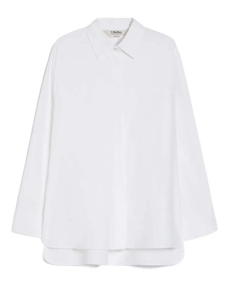 Max Mara Conero oxford cotton shirt - Weiß Weiß