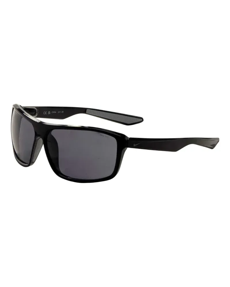Nike Premier Sonnenbrille mit eckigem Gestell - Schwarz Schwarz