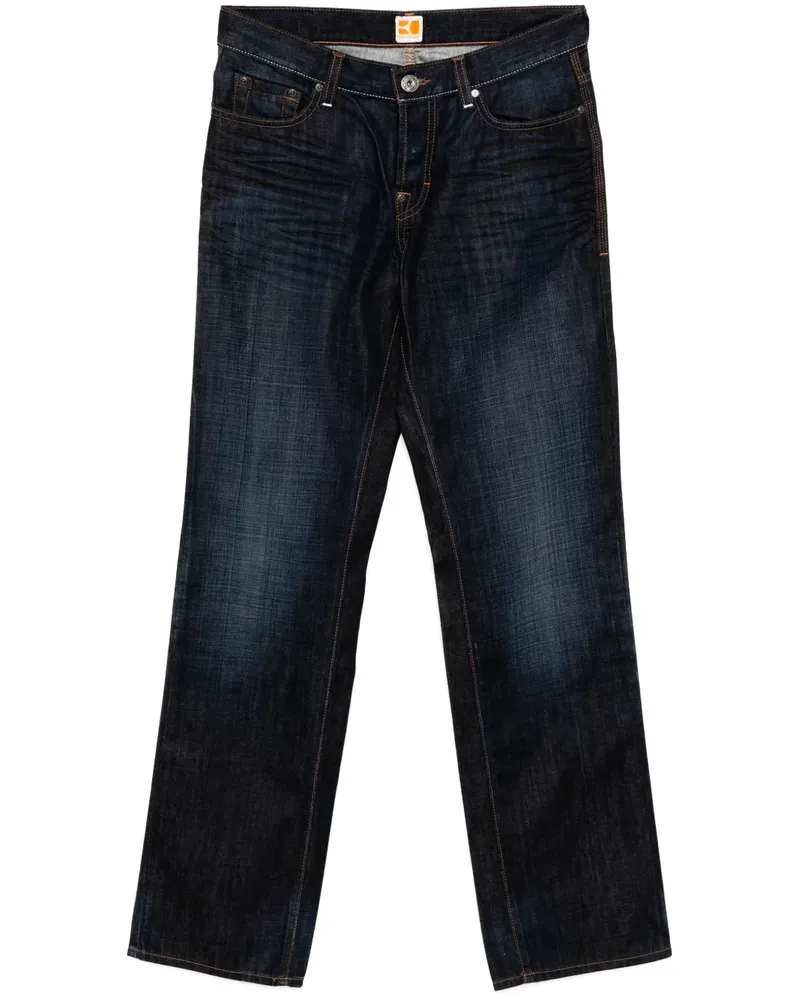 HUGO BOSS Jeans mit geradem Bein - Blau Blau