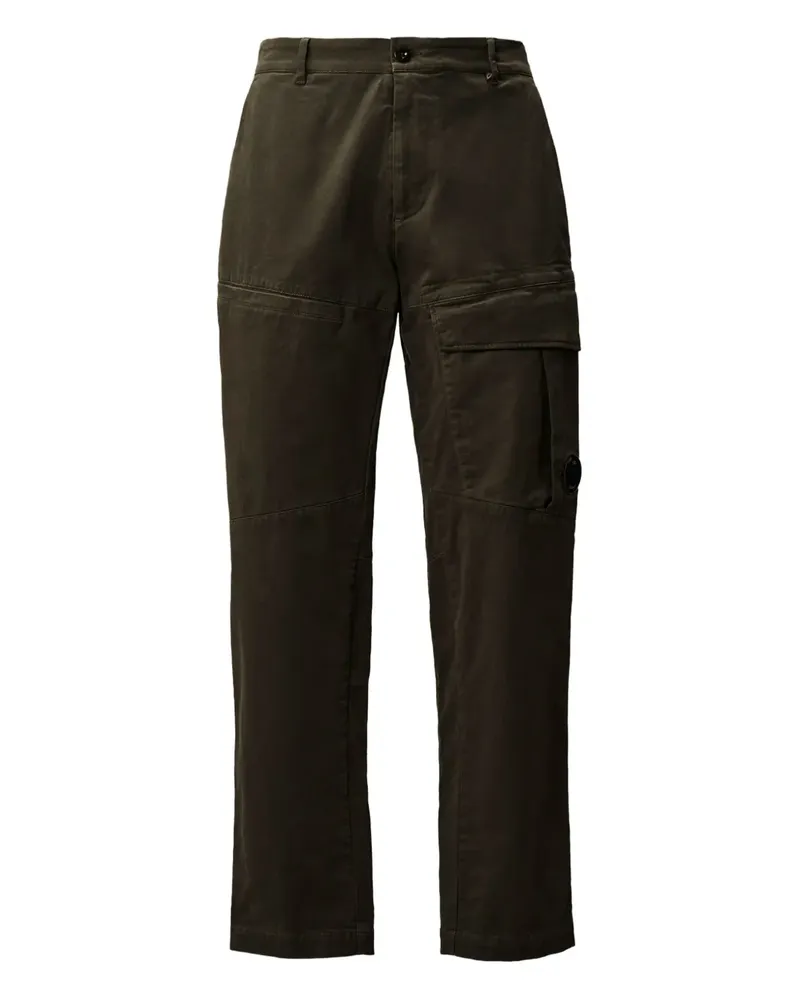 C.P. Company Hose mit aufgesetzter Tasche - Grün Grün