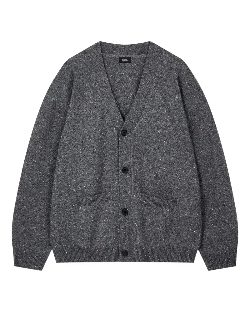 STUDIO TOMBOY Melierter Cardigan - Grau Grau