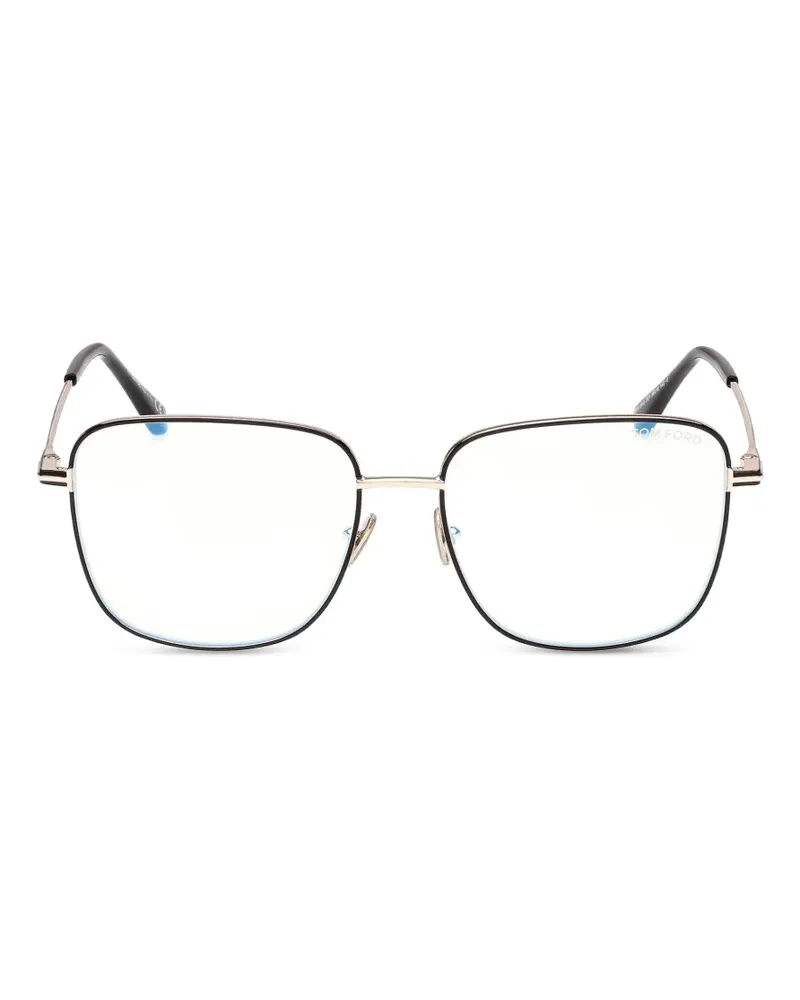 Tom Ford Brille mit eckigem Gestell - Gold Gold