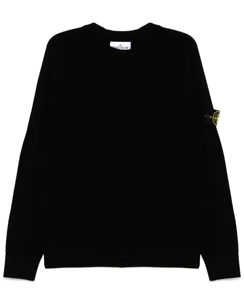 Stone Island Pullover mit Rundhalsausschnitt - Schwarz Schwarz