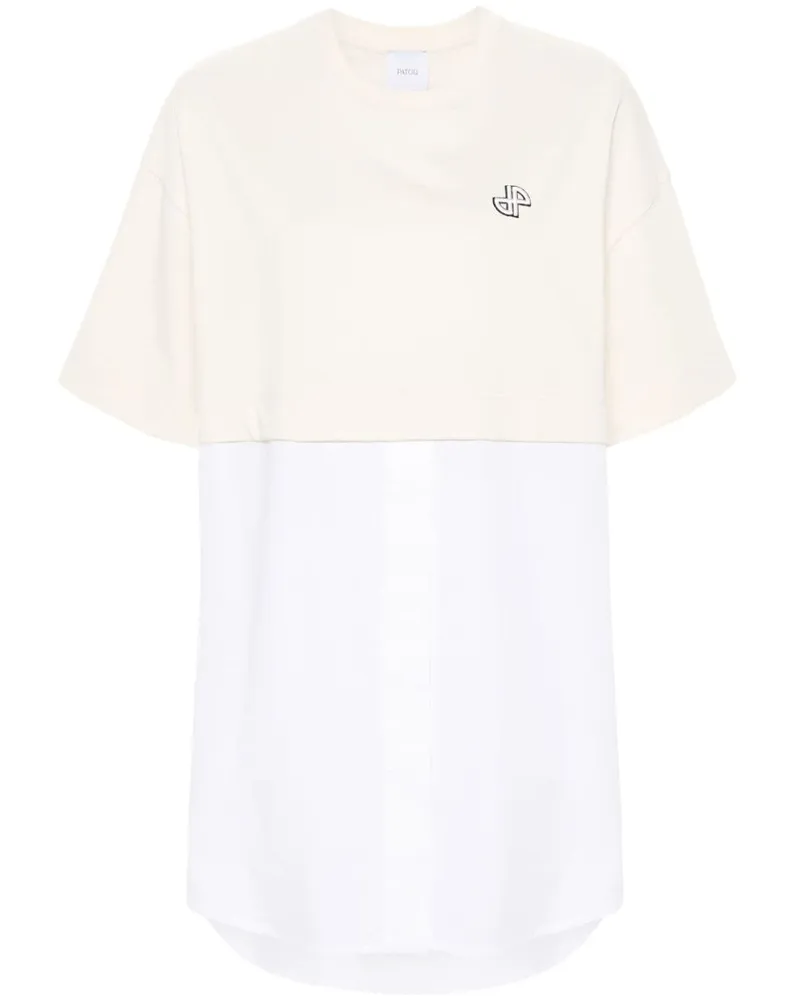 Patou Hybrid T-Shirtkleid aus Bio-Baumwolle - Nude Nude
