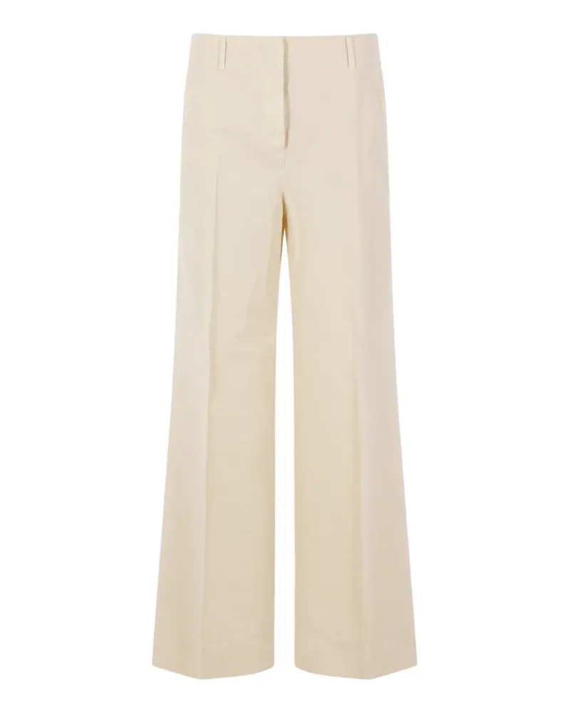 Incotex Ilya wide-leg trousers - Nude Nude