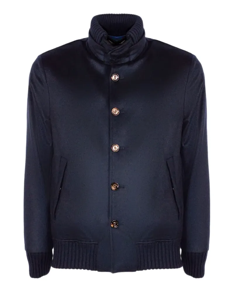 KIRED Bomberjacke aus Kaschmir - Blau Blau