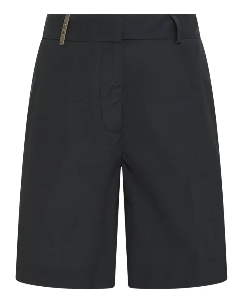 Peserico Shorts mit umgeschlagenen Taschen - Schwarz Schwarz