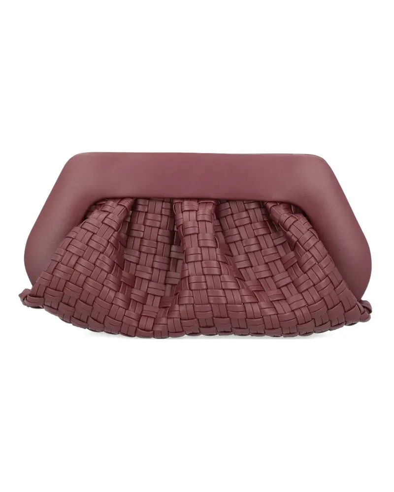 THEMOIRÈ woven clutch bag - Rot Rot
