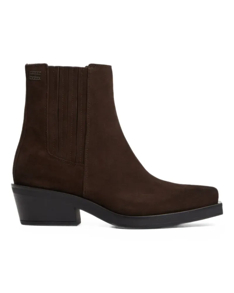 Tommy Hilfiger square-toe ankle boots - Braun Braun