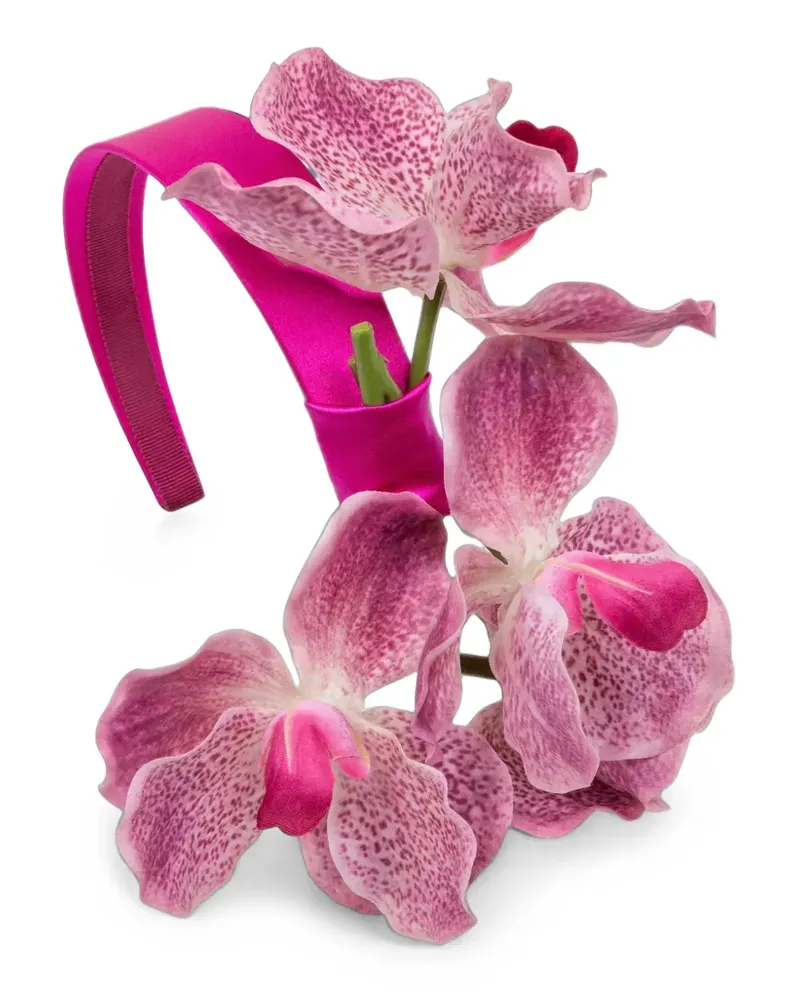 Jennifer Behr Orchid Cascade Haarreif - Rosa Rosa