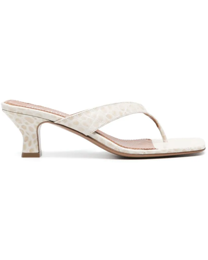 Paris Texas Portofino Mules 55mm - Weiß Weiß