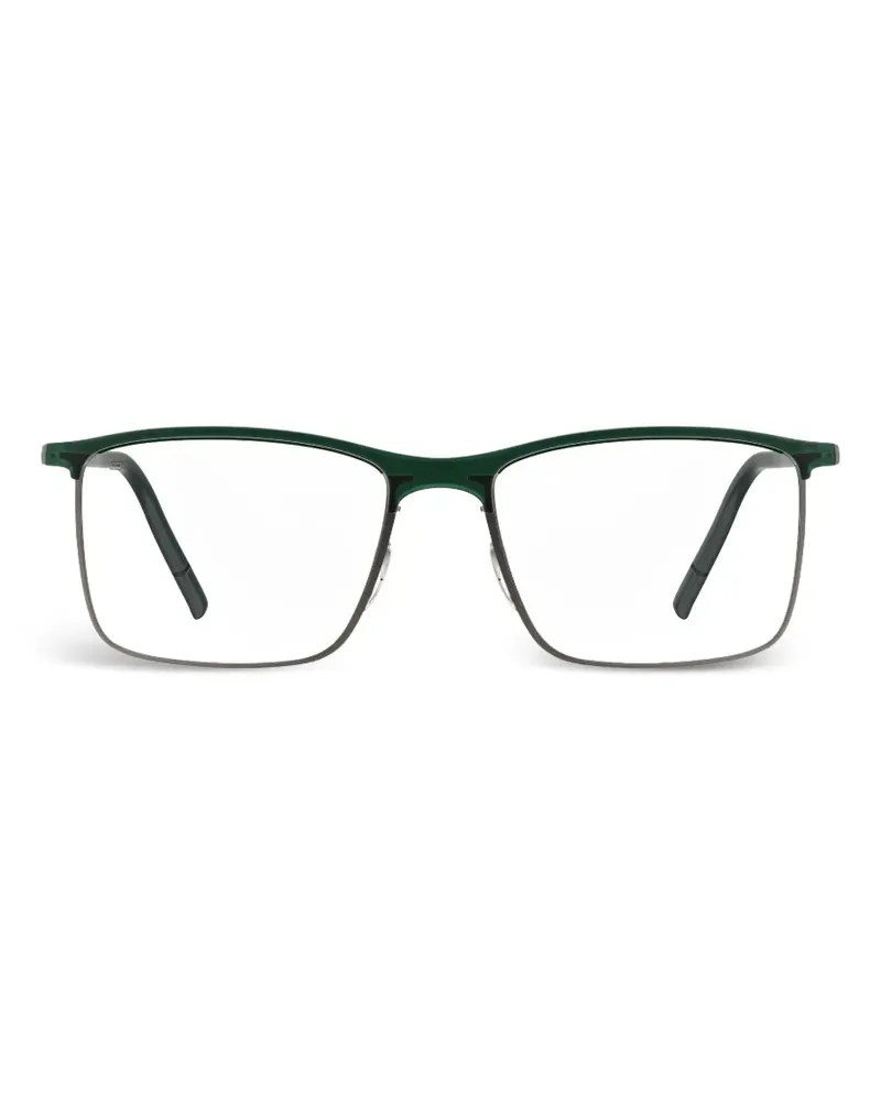 Silhouette rectangle-frame glasses - Grün Grün