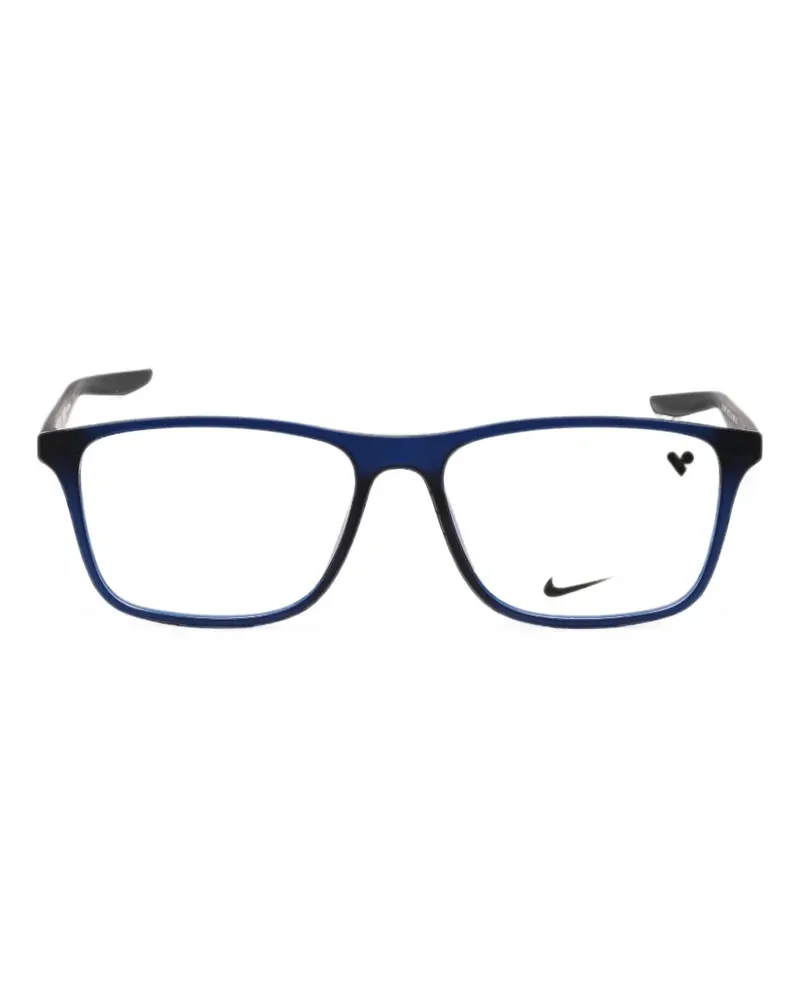 Nike rectangle-frame glasses - Blau Blau