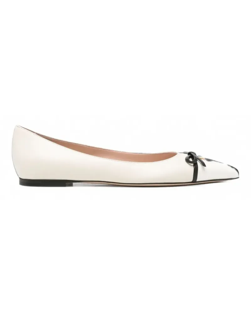 Valentino Garavani VLogo Pointy Pumps - Nude Nude