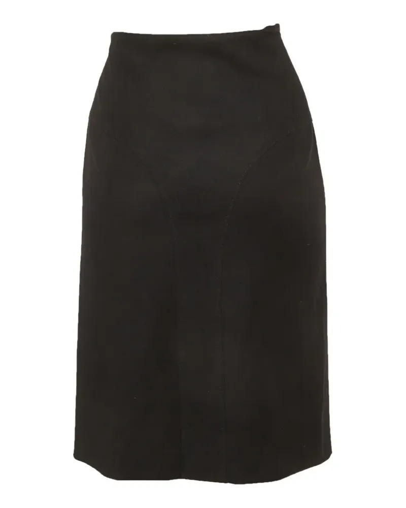 HUGO BOSS felt pencil skirt - Schwarz Schwarz