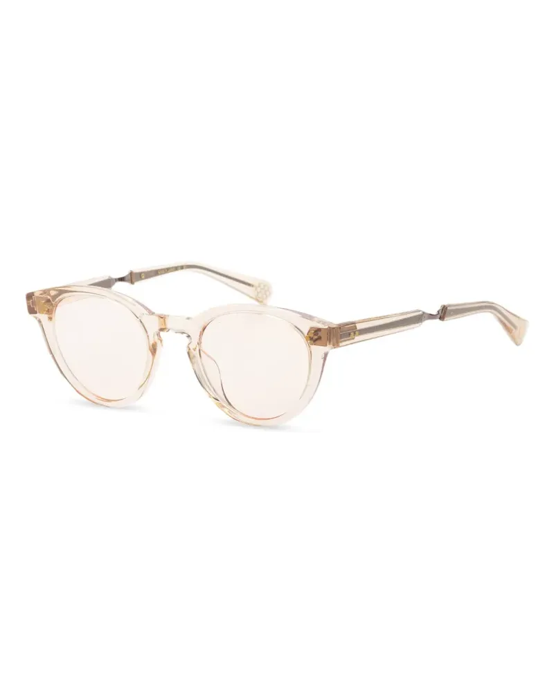 Garrett Leight Audrey Brille mit rundem Gestell - Nude Nude