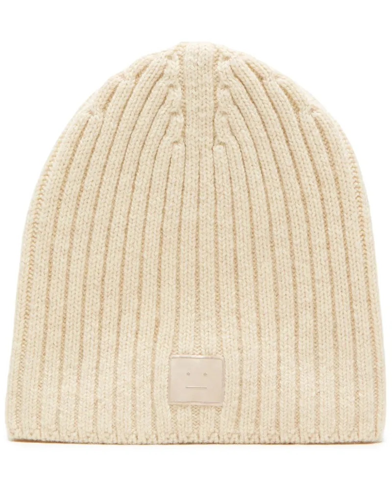 Acne Studios Gestrickte Beanie - Nude Nude