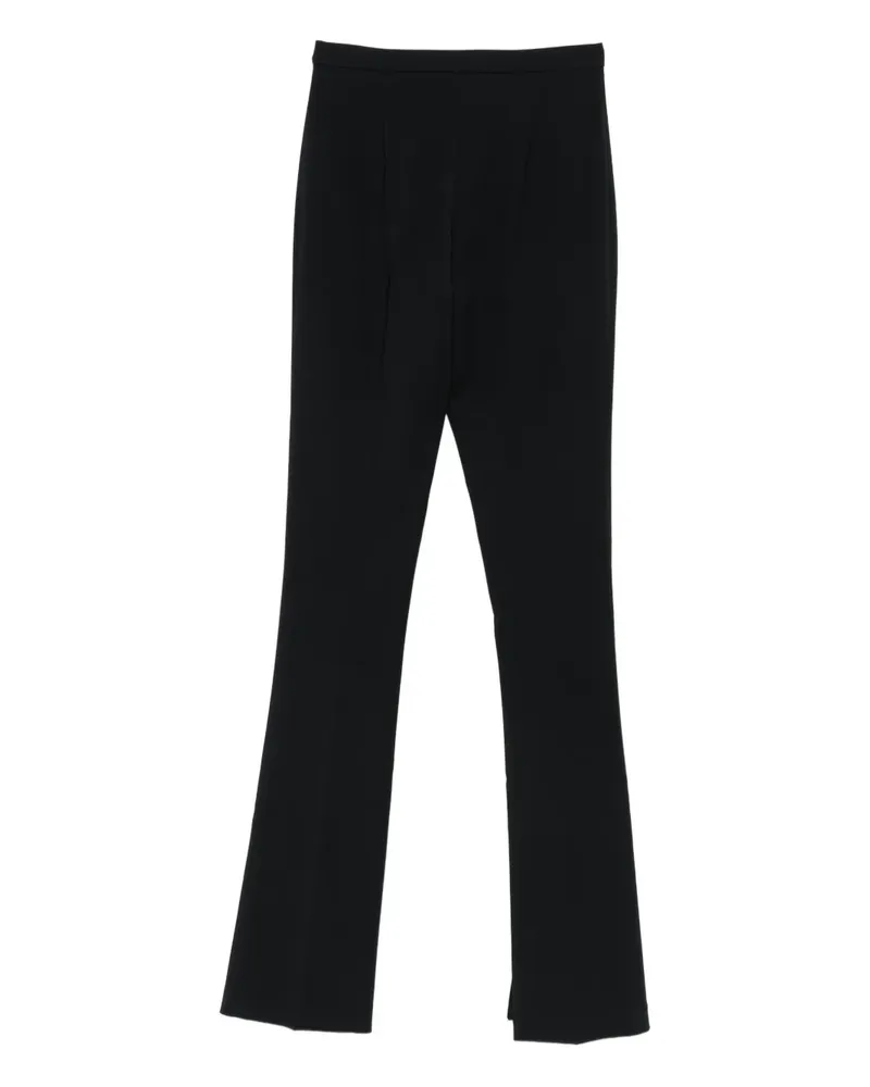 Elisabetta Franchi Ausgestellte Hose - Schwarz Schwarz