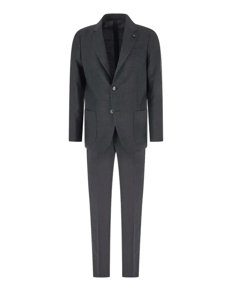 LARDINI Prince of Wales check suit - Grau Grau