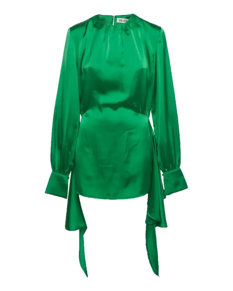 ATTICO Midikleid mit langen Ärmeln - Grün Grün