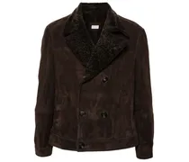 Cabanjacke aus Shearling - Braun