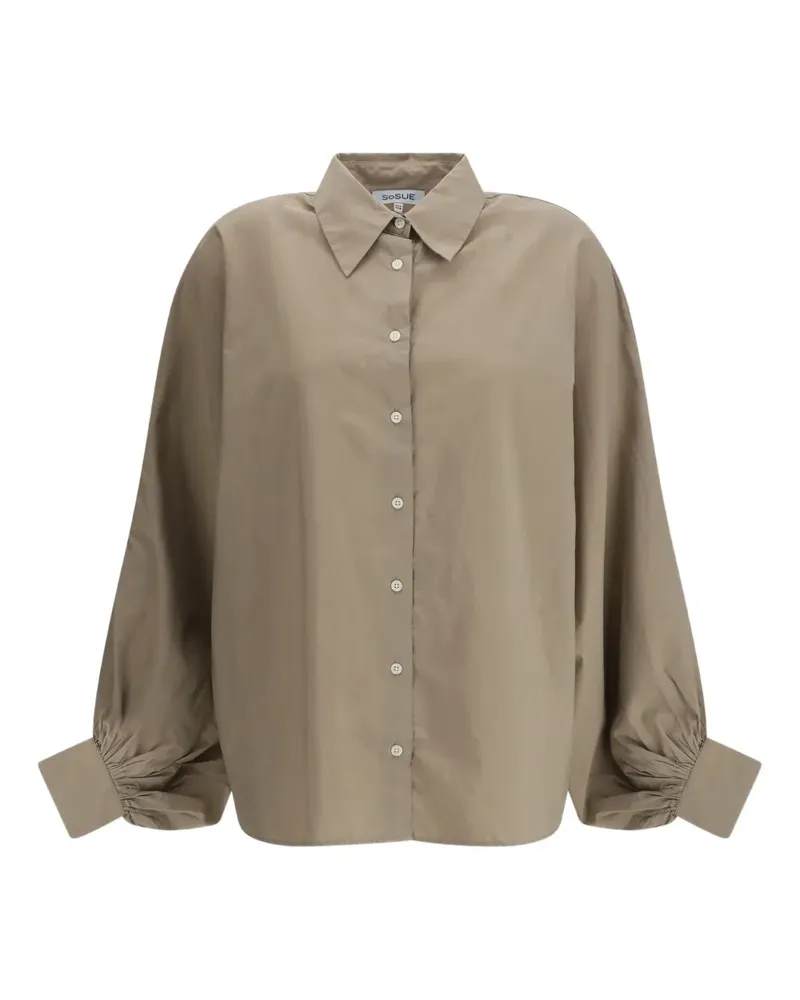 SoSUE Antonia buttoned blouse - Nude Nude