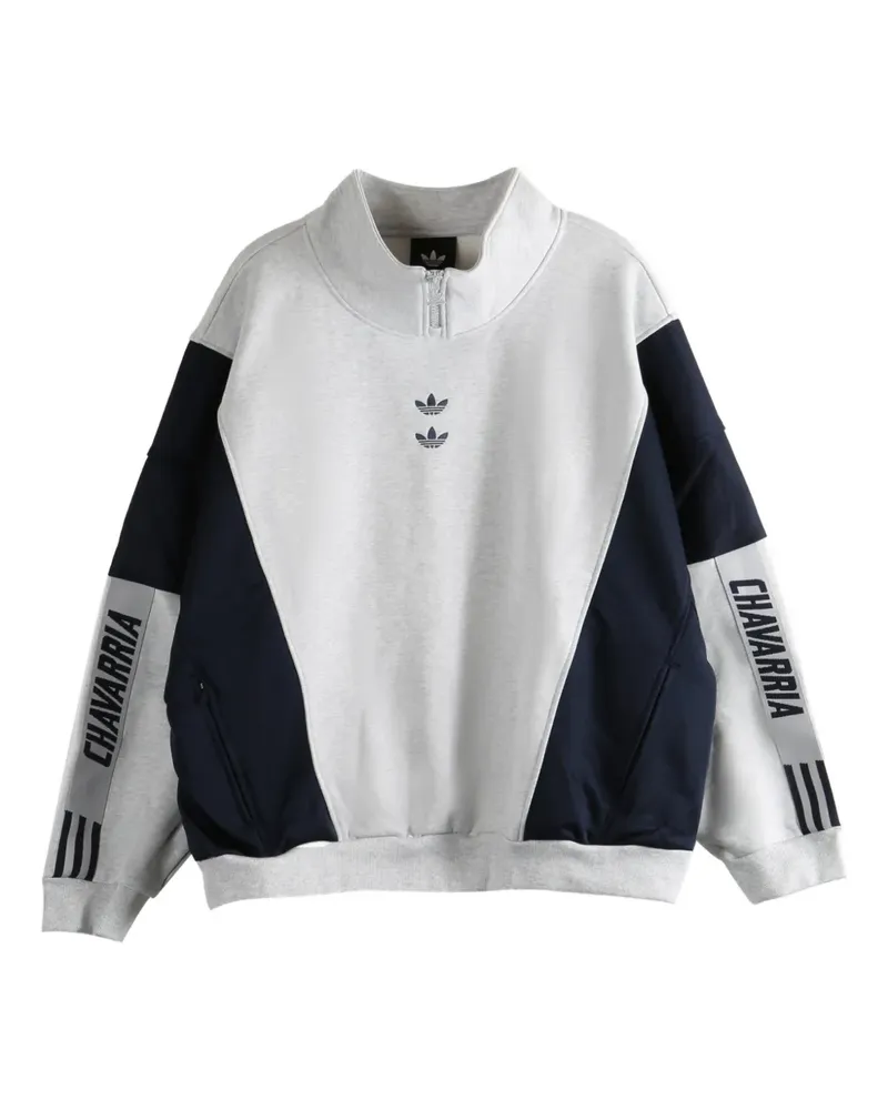 adidas x Willy Chavarria Watsonville mock-neck sweatshirt - Grau Grau
