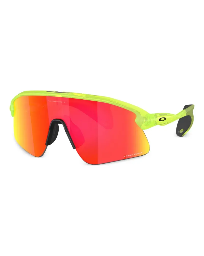 Oakley Sonnenbrille mit Shield-Gestell - Grün Grün