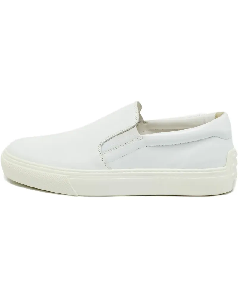 TOD'S Sneakers mit runder Kappe - Weiß Weiß