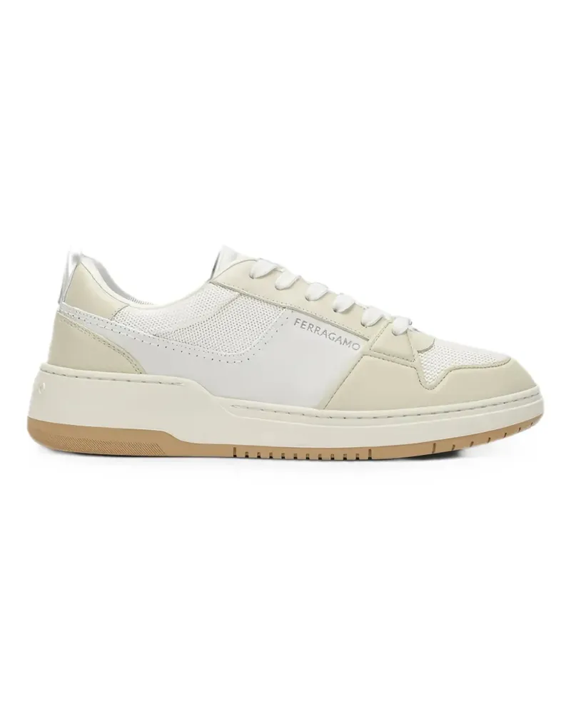 Ferragamo Sneakers mit tiefem Schnitt - Weiß Weiß