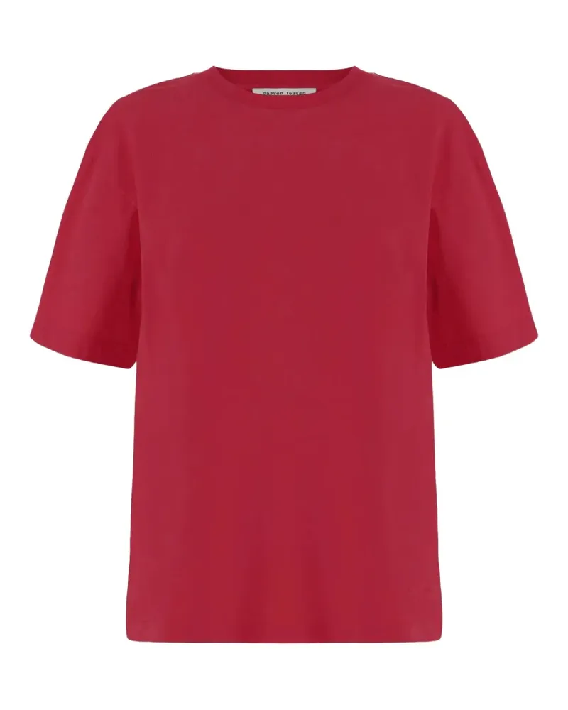 Carven T-Shirt mit Logo-Detail - Rosa Rosa