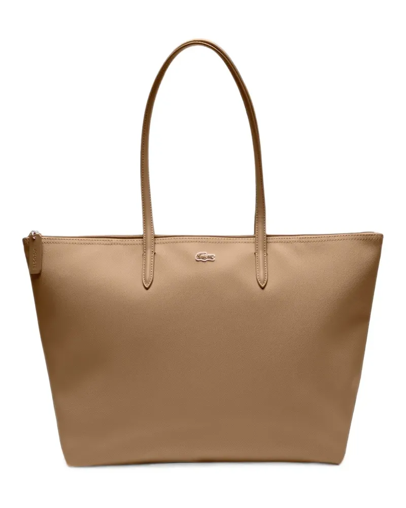 Lacoste large L.12.12 tote bag - Nude Nude