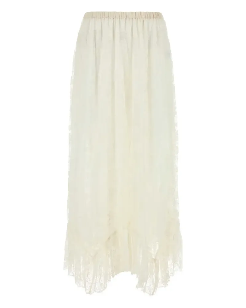 Chloé lace midi skirt - Weiß Weiß