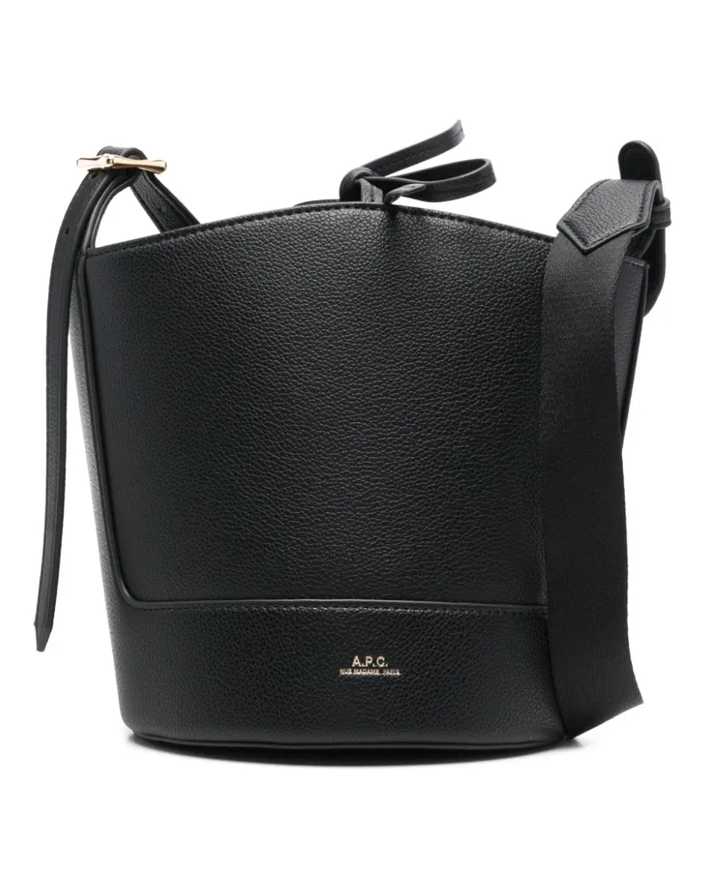 A.P.C. Kleine Ana Beuteltasche - Schwarz Schwarz