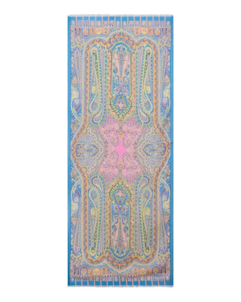 Etro cashmere scarf - Blau Blau