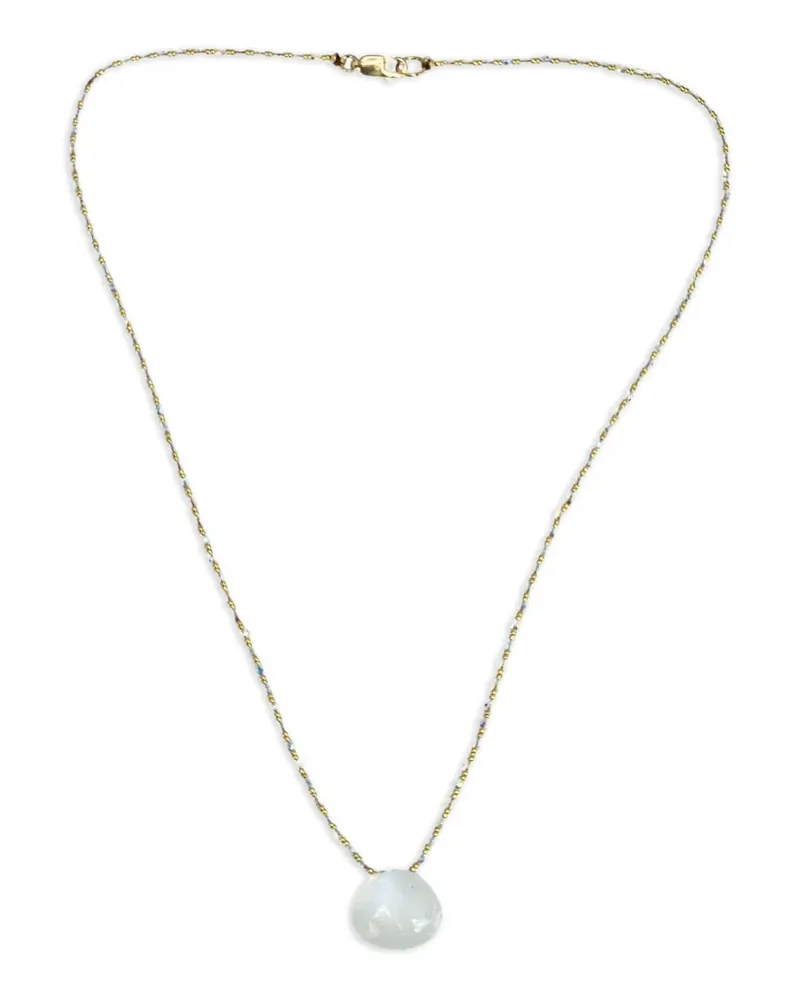 Madison moonstone beaded necklace - Gold Gold