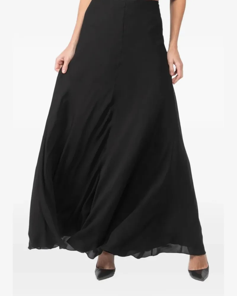 Brandon Maxwell high-waisted maxi skirt - Schwarz Schwarz