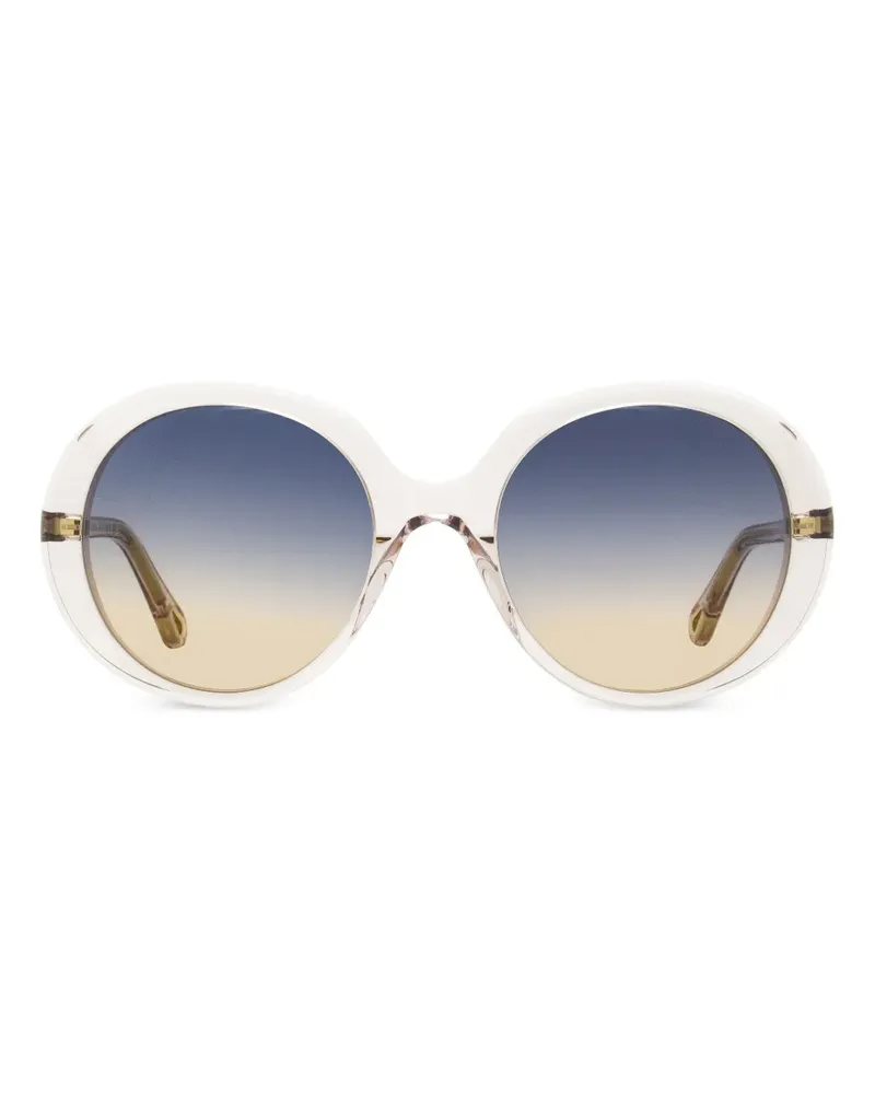 Chloé Oversized-Sonnenbrille mit Farbverlauf - Weiß Weiß