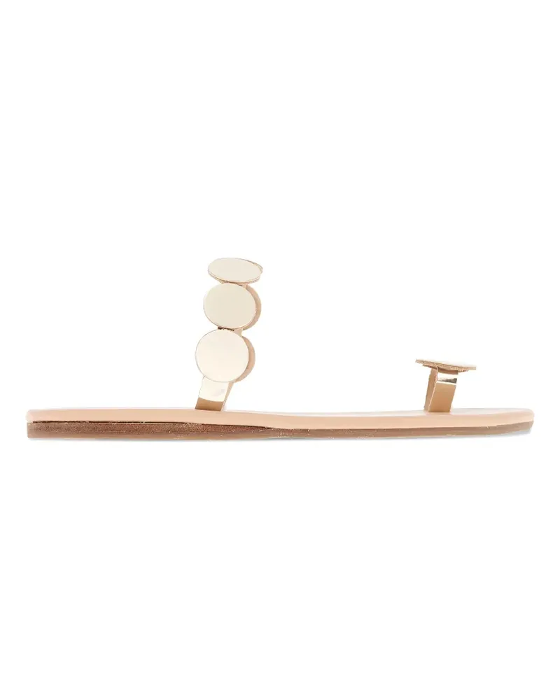 Ancient Greek Sandals Dirki disc-embellished sandals - Gold Gold