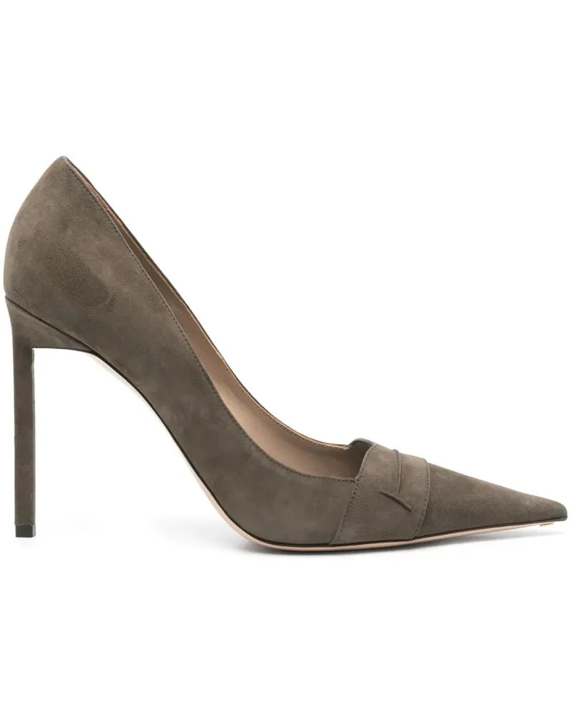 Tom Ford Pumps aus Wildleder 105mm - Grün Grün