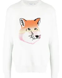 Kitsuné Pullover mit Fuchs Grün