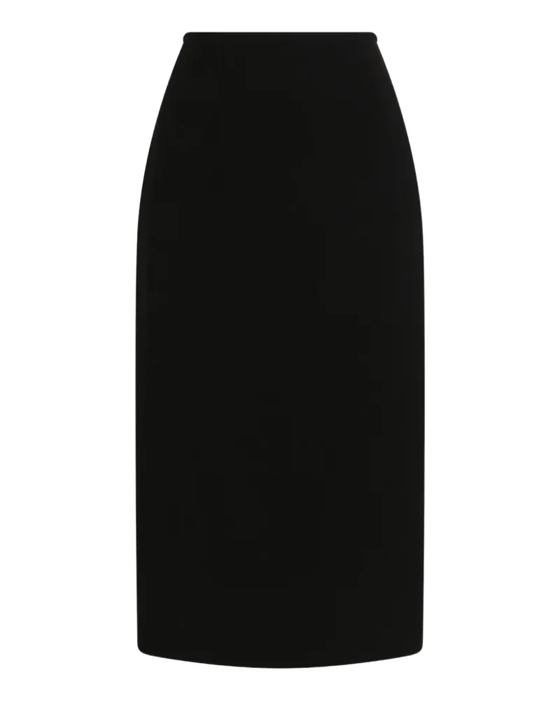 Dolce & Gabbana Rock aus Wollkrepp - Schwarz Schwarz